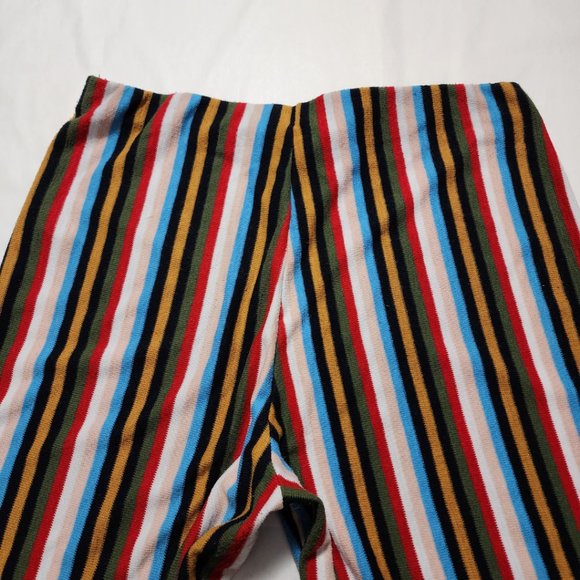Urban Outfitters Striped High Rise Wide Leg Plisse Pants - Picture 3 of 5